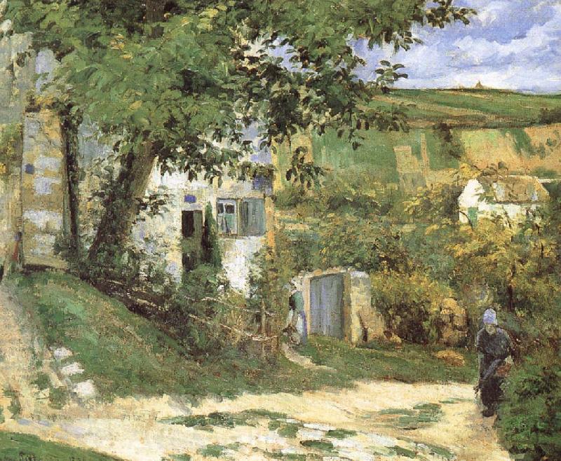 Camille Pissarro Pang Schwarz housing plan Germany oil painting art